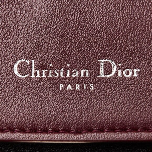 Christian Dior Black Calfskin/Patent Leather Be Dior Small Flap Bag 845-050725 - Picture 11 of 12